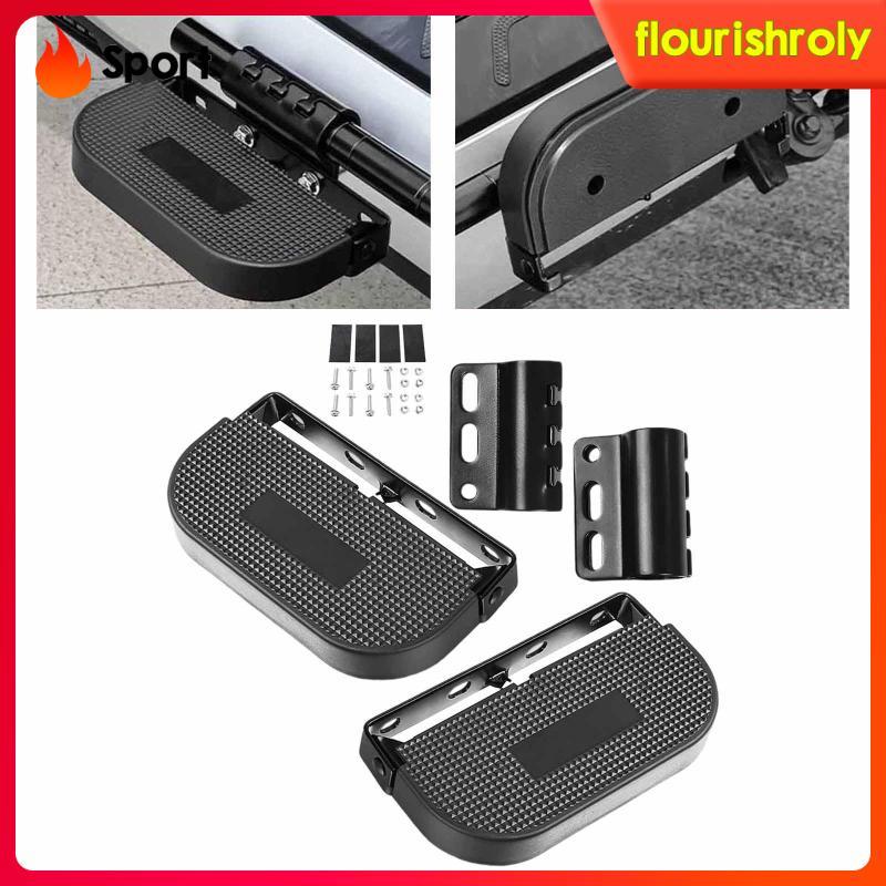 [Flurish] แพลตฟอร์มพักเท้ารถจักรยานยนต์แบบปรับได้แบบพับได้ Fatbike Foot Peg Kit เหยียบด้านหลังอัพเกร