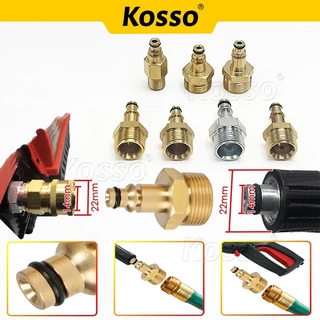 Kosso ข้อต่อเครื่องฉีดน้ำแรงดันสูง สำหรับ Bosch Zinsano AR B&D(Black Decker) Dawoo Patriot (1ชิ้น)