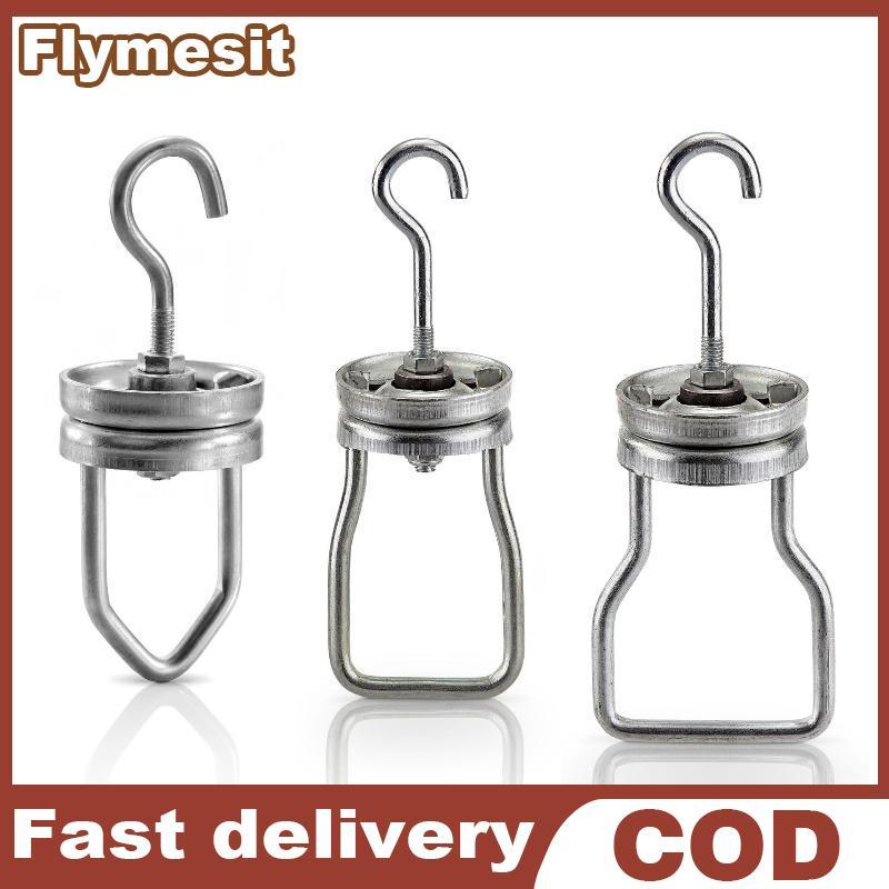 Flymesit ผงเคลือบหมุน Spinner Hook Heavy Duty เหล็กหมุนสําหรับจิตรกรรม Booth Professional ใช้ EN