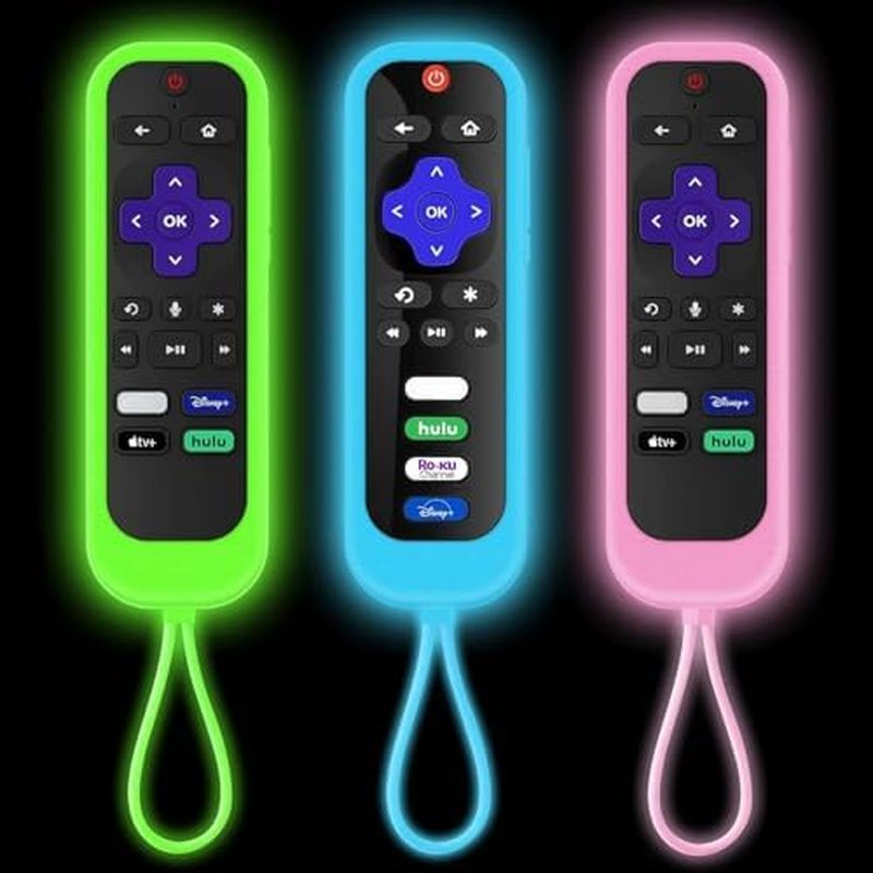 [3Pack] Climberer Remote Case Cover Compatible with TCL/Hisense roku TV |Sharp Roku TV | Roku Expres