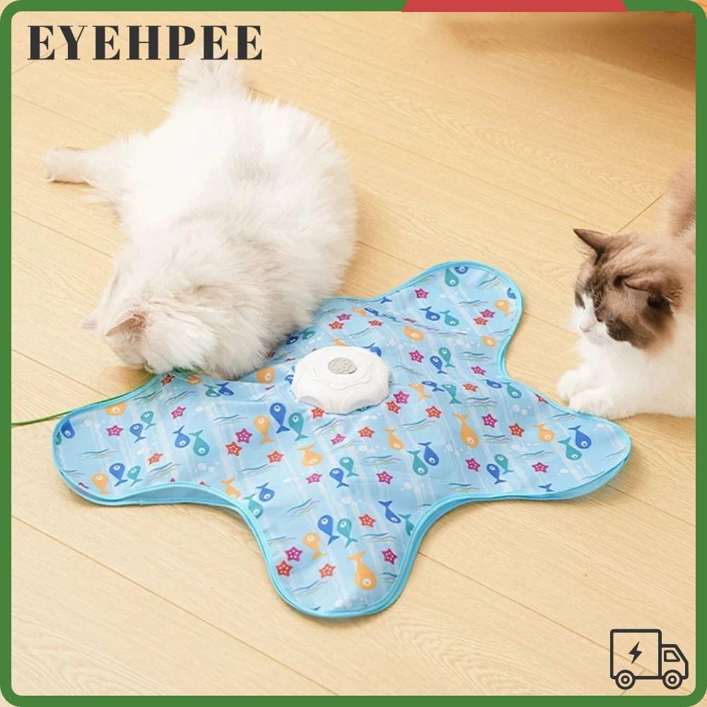 SERENDI Cat Toy Cover, with Mouse Squeaky Interactive Hide and Seek Interactive ของเล่นแมว, บรรเทาความเบื่อหน่ายปลาดาว Bite Resistance Pet Self-entertainment ของเล่น