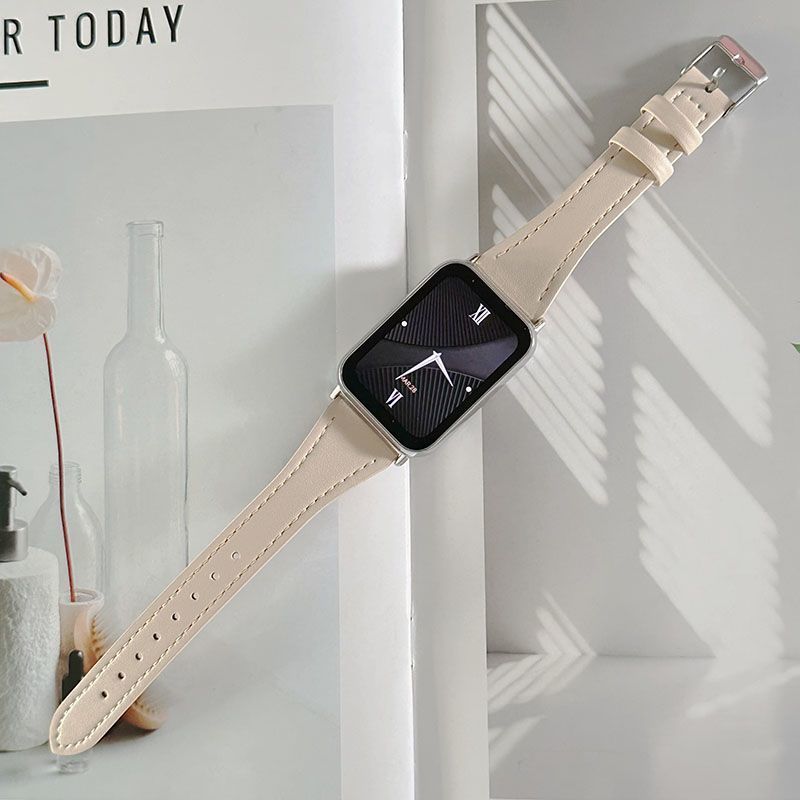 เหมาะสําหรับ Huawei watch fit2 Strap หนังเอวเล็ก fit Elegant Style Chain Style Creative Adjustable N