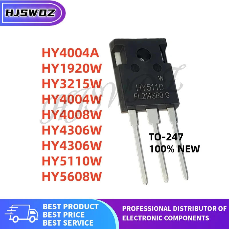 5PCS TO-247 HY4004A HY1920W HY3215W HY4004W HY4008W HY4306W HY4306W HY5110W HY5608W MOS คุณภาพดีที่ส