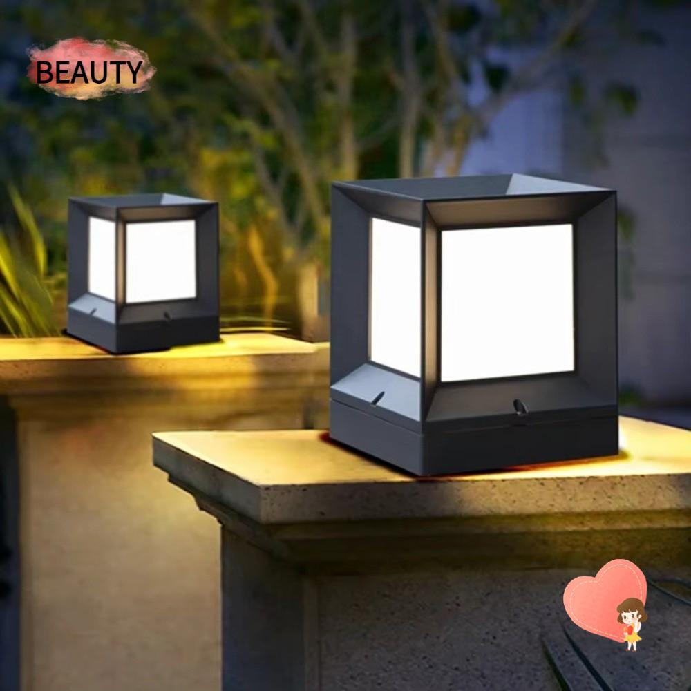 ไฟ LED คอลัมน์ทันสมัย E27 220V กันน้ำ IP54 สำหรับพื้นที่กลางแจ้งและตกแต่งรั้ว