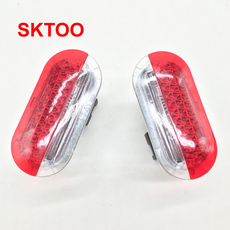 2 ชิ้น OEM รถประตูโคมไฟประตูสําหรับกอล์ฟ 4 MK4 Bora Polo Polo 6R 1J0 949 105A 1J0 947 413 1J0949105เ