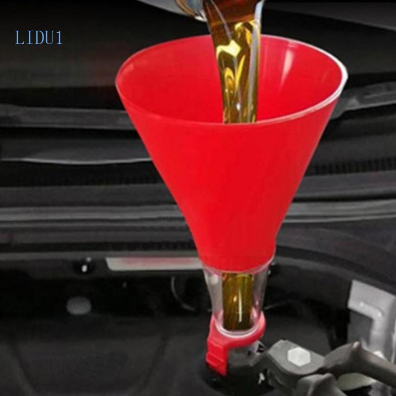 LIDU1 Easy to Operate Fast Clamp Oil Change Tool Car Engine Oil Funnel Universal Automotive Engine O