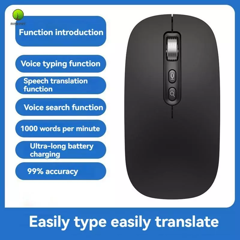 เมาส์ไร้สาย AI Smart Voice Mouse รองรับบลูทูธและ 2.4G สำหรับแล็ปท็อป thumbnail 7