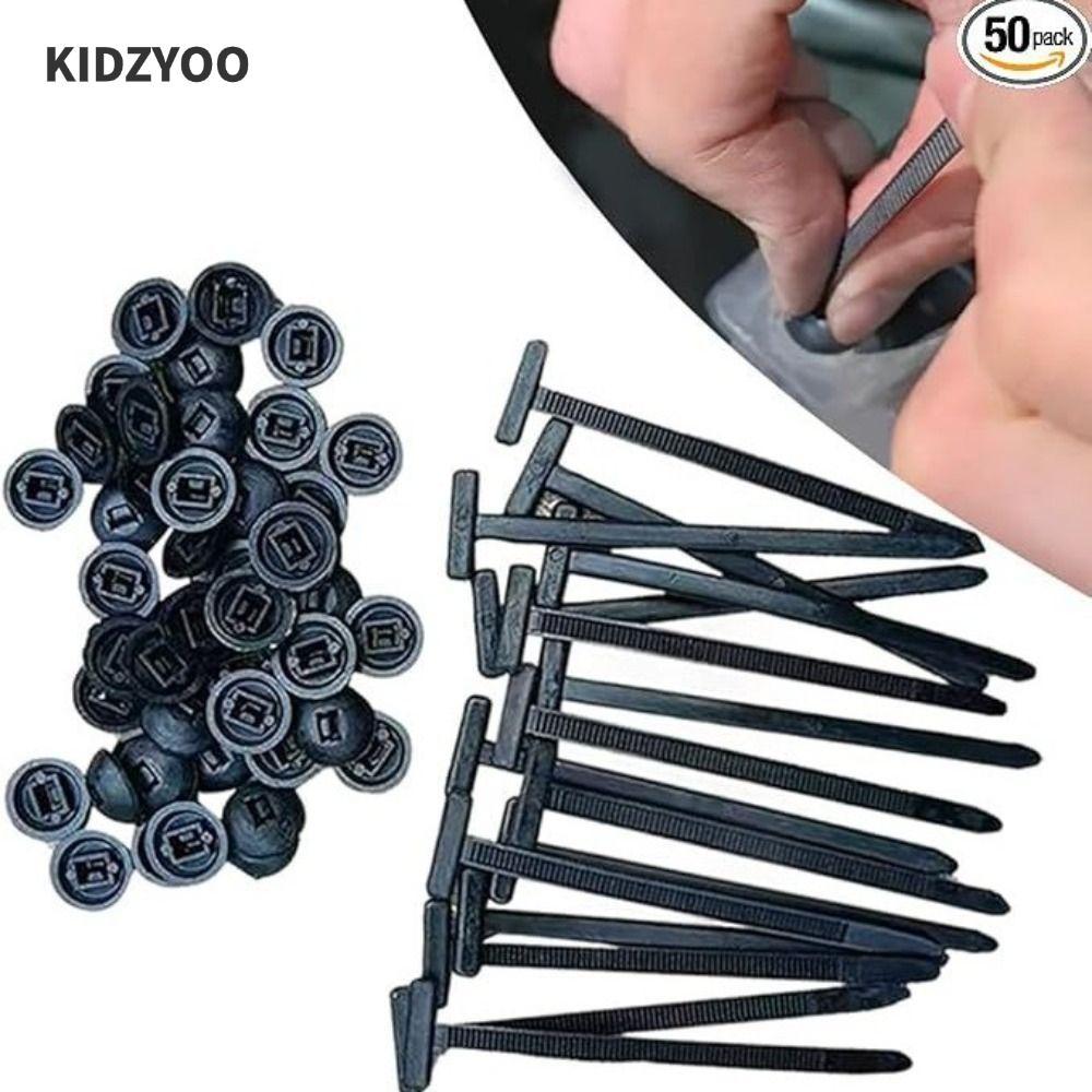 KIDZYOO 20/50100 ชิ้นไนลอน Universal Cable Tie Buckle, Cable Tie Retainer หัวเข็มขัดไนลอน Heavy Duty ไนลอน Zip Ties, ของขวัญ Self-Locking อเนกประสงค์ Tie Holder รถทุกวันซ่อม