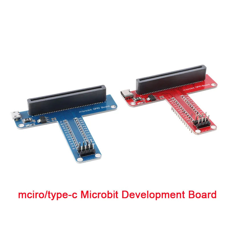สําหรับ Micro: bit บอร์ดขยาย T ประเภท GPIO บอร์ด 5V และ 3.3V เอาต์พุตสําหรับ Micro:bit STEM การเขียน