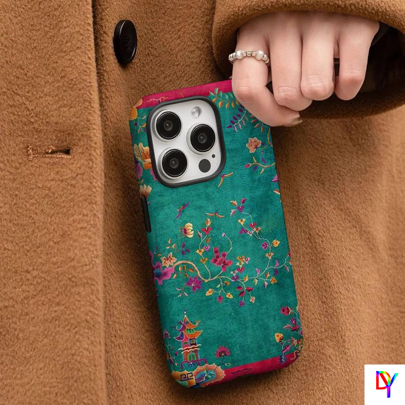 เคสสําหรับ Samsung A06/A07/A16/A17/A25/A26/A36/A37/A54/A55/A56/A57/S22/S23/S24/S25/S26 Retro ดอกไม้ไ