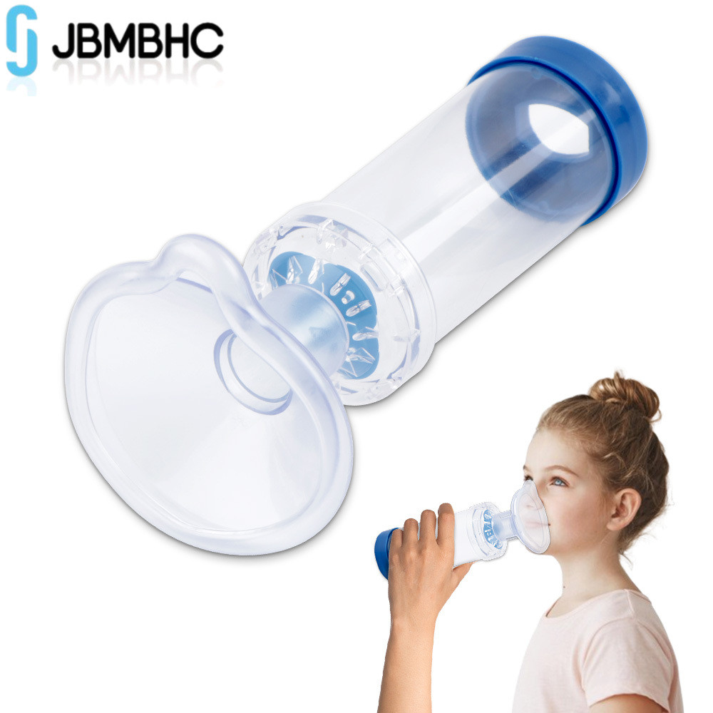 ซิลิโคนละอองลอย Cabin Chamber Inhaler Spacer อุปกรณ์ Nebulizer สําหรับ Asthma Pediatric สําหรับ 0-15/มากกว่า 15 ปี