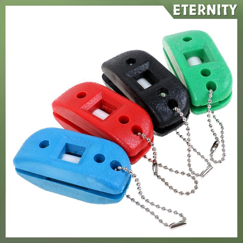 ETERNITY Sandstone Ice Hoey Shoe Double Side Sharpener Ice Skate Sharpening พร้อมกระเป๋า