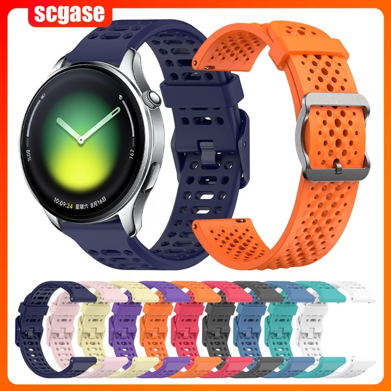 22 มม.ซิลิโคนสําหรับ Xiaomi นาฬิกา S5 46 มม.สายคล้องคอกีฬาสําหรับ Xiaomi นาฬิกา S4 47 มม./S3/S2/S1/Redmi นาฬิกา 5Active/5Lite สายรัดข้อมือ