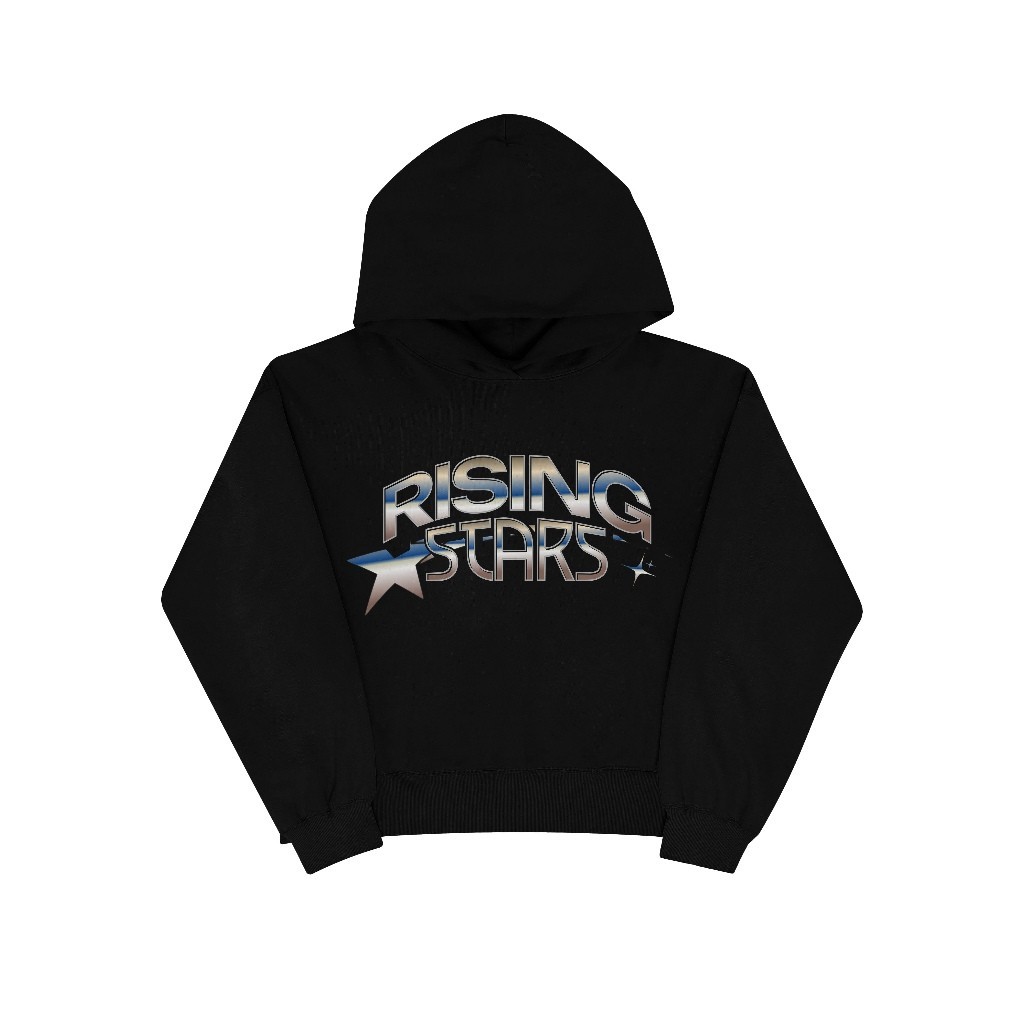 PerryFoye - Oversize Boxy Hoodie Rising Stars Black / Boxy Hoodie / Oversize / Boxy Oversize Hoodie
