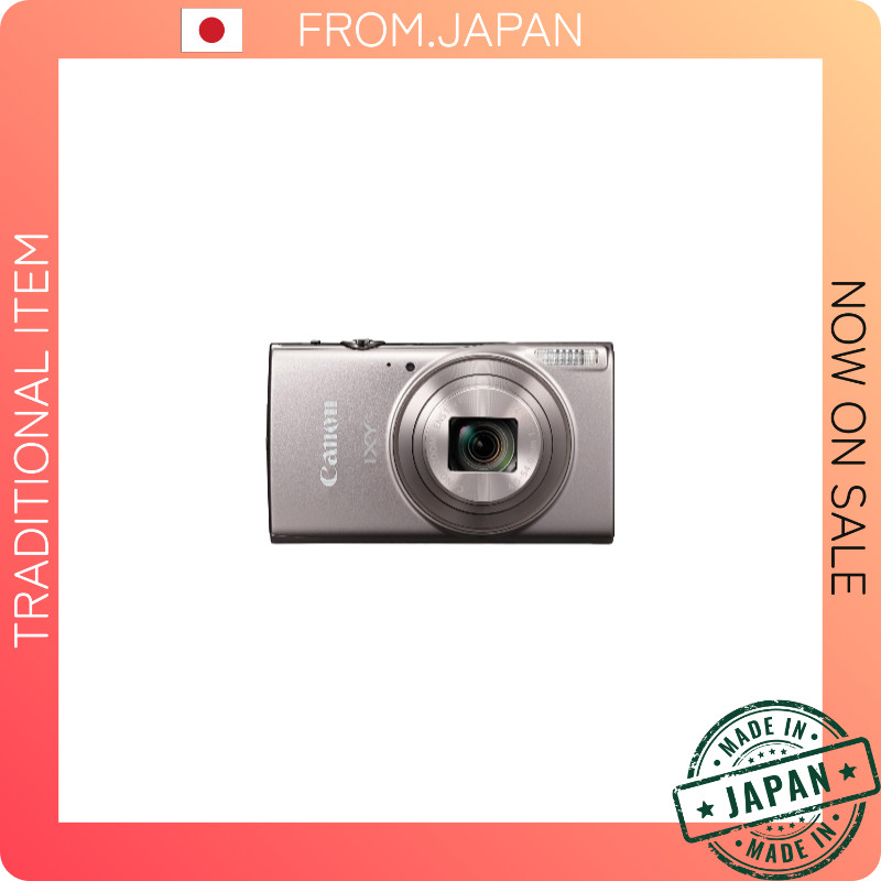 【From Japan】04Canon compact digital camera IXY650m Silver Optical 12x zoom / Wi‑Fi compatible IXY650