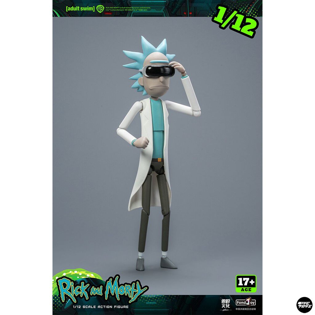 พร้อมส่ง Fanle FONDJOY Yuanye Culture Rick and Morty 1/12 Action Figure
