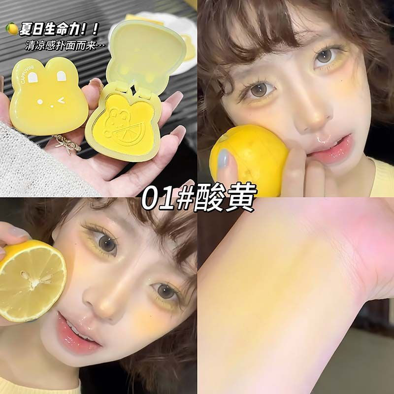 TQ~Summer Special Lemonade!Satin multi-use cream, Dreamcore single-color eyeshadow, orange-toned blu