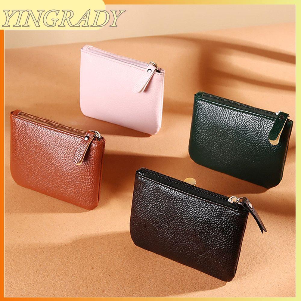 YINGRADY Card Wallet Gift Retro Minimalist Credit Card Holder Coins Bag