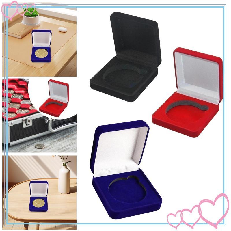 [meteor2] Collection Case Coins Presentation Display Case for Collector Show Portable