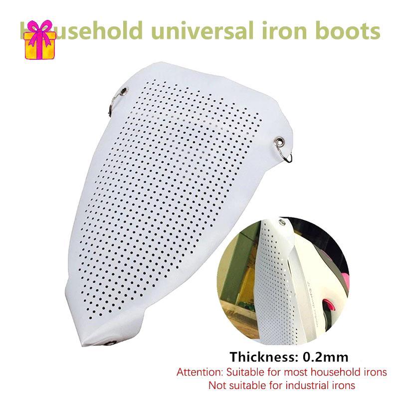 [INTH] Universal ที่รองรีดฝาครอบรองเท้าเหล็ก PTFE ผ้าทนความร้อนป้องกันเหล็ก Soleplate เสื้อผ้าฝาครอบเหล็กอุปกรณ์เสริม [ดีกว่า]