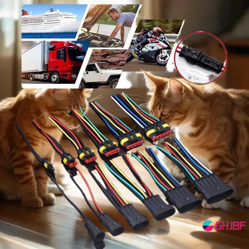 GHJBF] 1/2/3/4/5/6 Pin Taineck Wire Connector, 18AWG ชายหญิงปลั๊ก Soet, คอเต่า Disconnect ขั้วต่อสาย