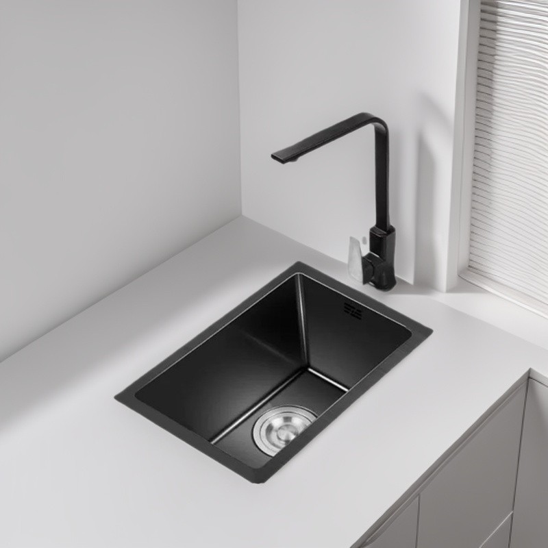 High-End 304 สแตนเลส NANO Sink อ่างล้างจานเดี่ยวห้องครัวภายใต้เคาน์เตอร์อ่างล้างหน้า Mini Bar Island