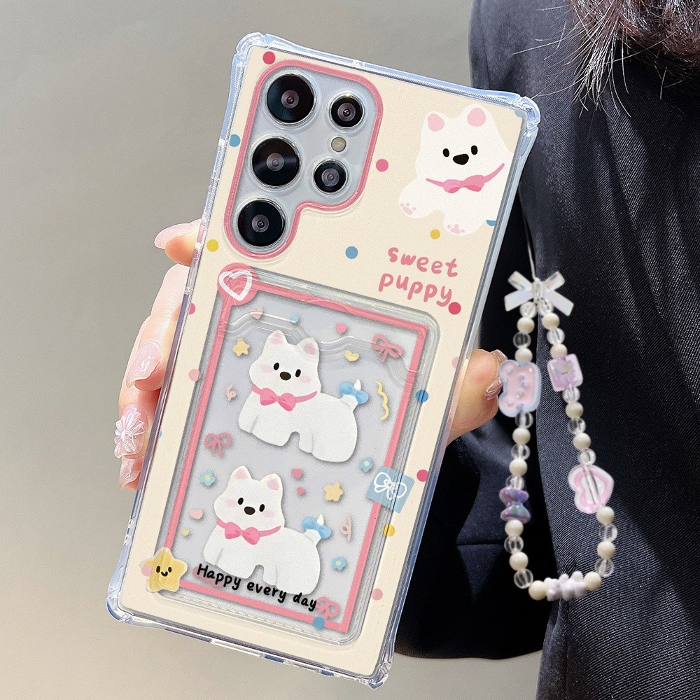 เคส For Samsung A57 A37 A07 A17 A06 A56 A36 A16 A22 A54 A55 A05S A12 A13 A14 A15 A35 A52 A73 S26Ultra Card Holder Case