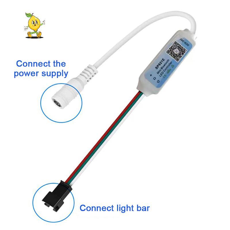 [mozh] SP621E Mini RGB Controller สําหรับ WS2811 WS2812 WS2813 LED Strip Light Control -24V [TH]
