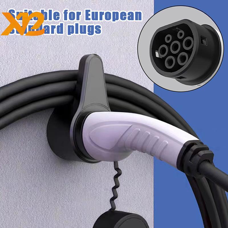 [XXNZMM] EV Charger Plug Holder Type2 Type1 GBT Holster Electric Vehicle Car Charging Plug EV Charge