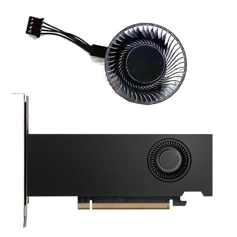 BAPC0420B2UP001 พัดลมระบายความร้อน BAPB0420B2UP001 เหมาะสําหรับ PNY NVIDIA Quadro RTX A2000 6GB 12GB