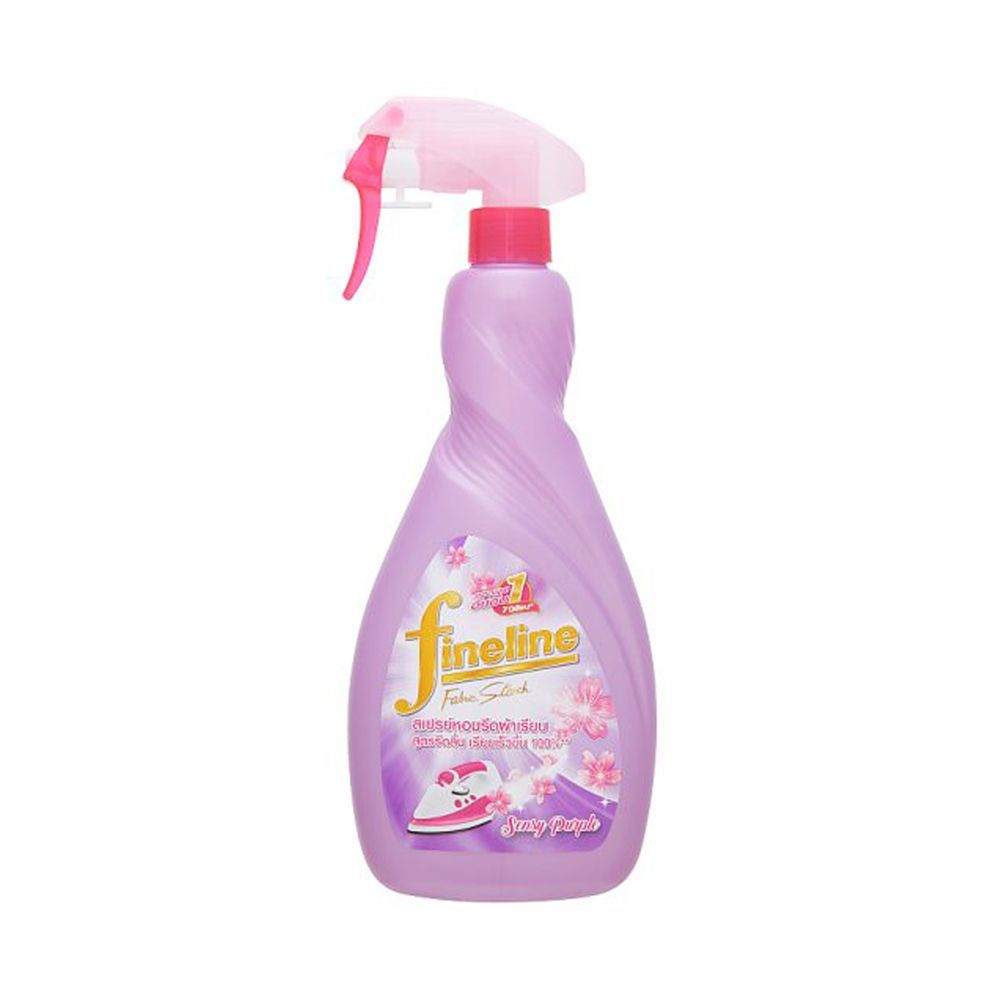 ไฟน์ไลน์น้ำยารีดผ้าสเปรย์ สีม่วง 500มล. FINELINE SPRAY STARCH VIOLET 500 ML.