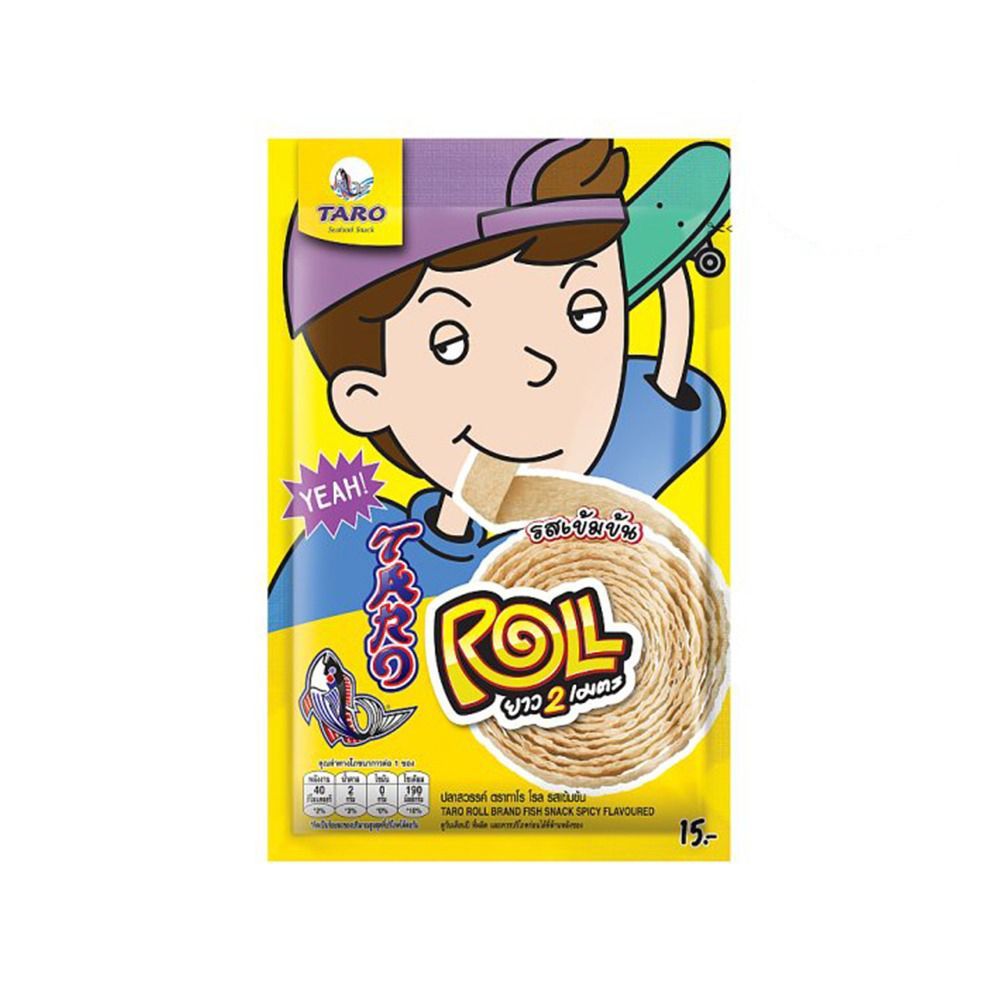 ทาโรโรลรสเข้มข้น 13 กรัม TARO ROLL ORIGINAL 13 G.