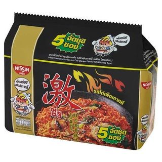 [สินค้าส่งด่วน] นิสชินซองรสไก่เผ็ดเกาหลี60ก. แพ็ค 5 NISSIN BAG SPICY KOREAN 60G. PACK 5