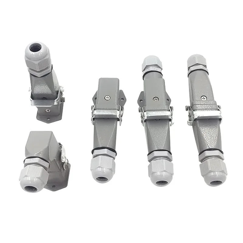 HARDDING Heavy duty Connectors DHC-HA-003 3pin 4pin 5pin 7pin 10A ปลั๊กอุตสาหกรรม HQ-005 16A Heavy โ