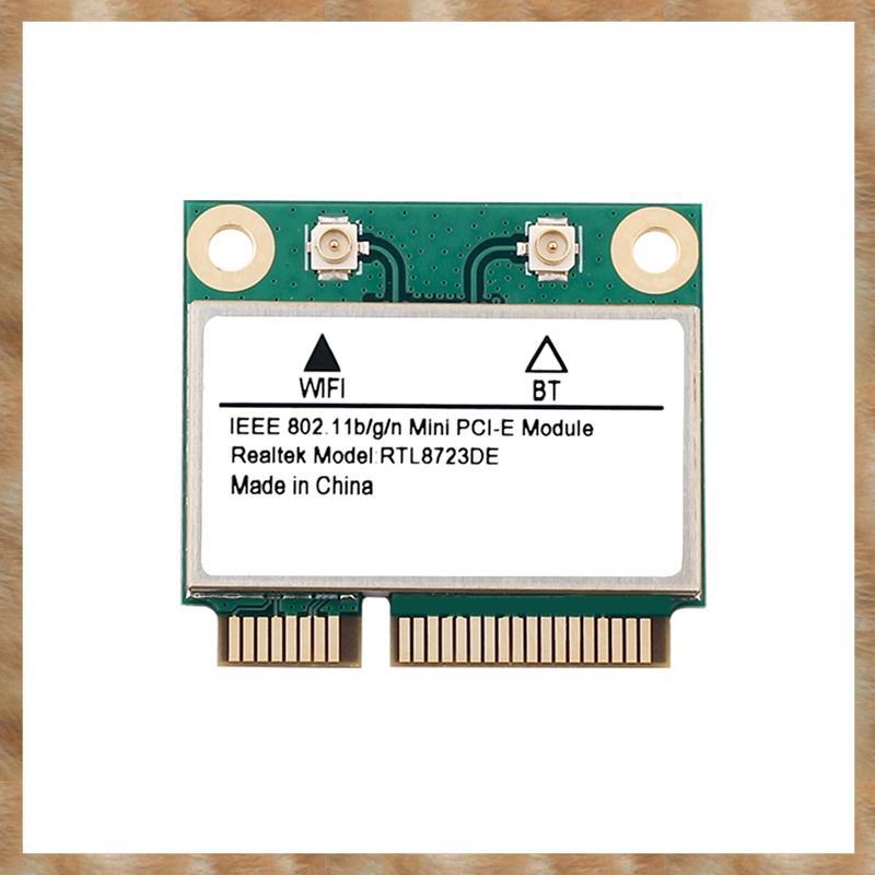 [KYG] RTL8723DE 2.4G 150Mbps Bluetooth 4.2 การ์ดเครือข่ายไร้สาย PCIE Mini สําหรับเดสก์ท็อปแล็ปท็อปคอ