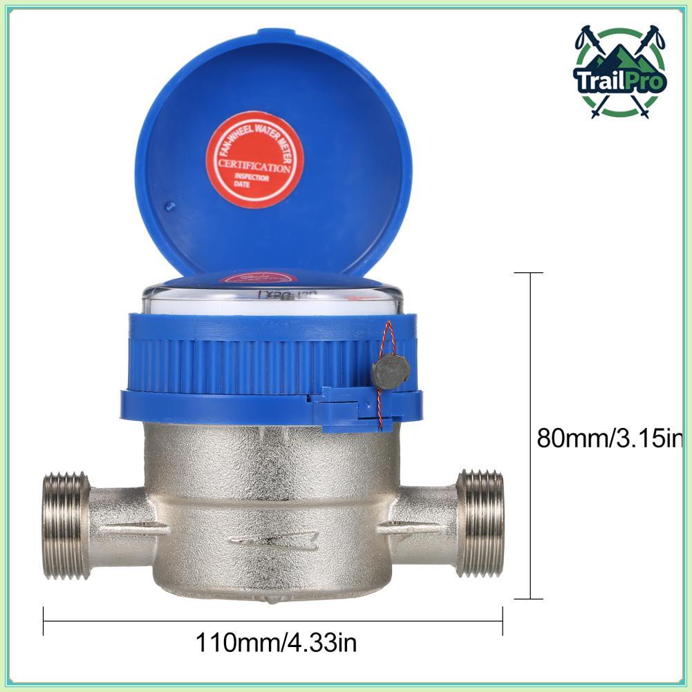 TrailPro LXSG-13D มิเตอร์น้ำในครัวเรือนมิเตอร์น้ำไหลเดี่ยวแห้งเย็นตาราง Qn 1.5m3/h 30 ℃ 15 มม. Garde