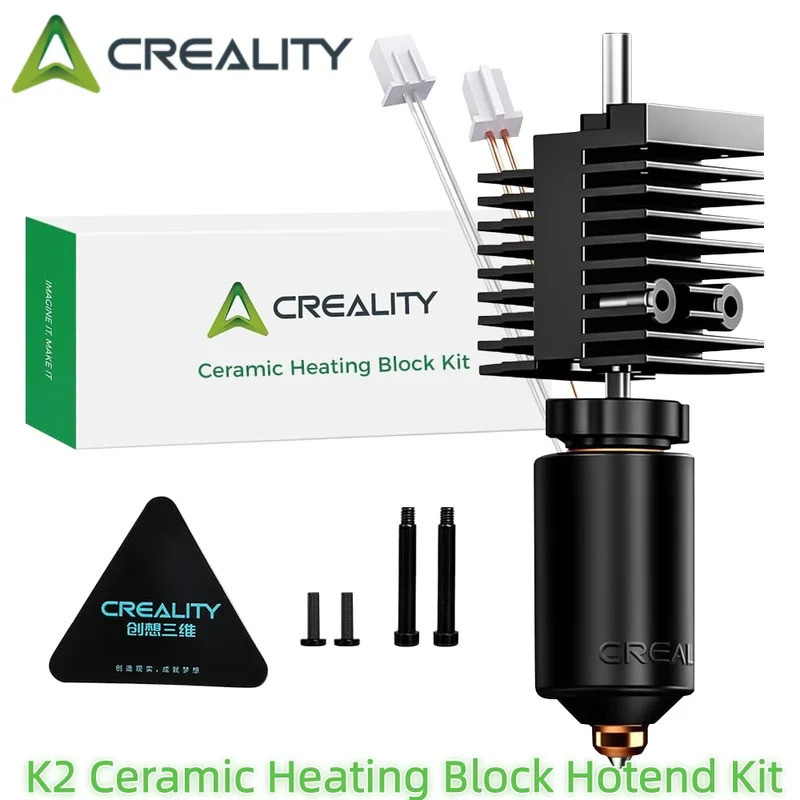 HB Creality K2 เซรามิคความร้อนบล็อก Hotend Kit,All-Metal Integrated Design Extruder Hotend Kit สําหร
