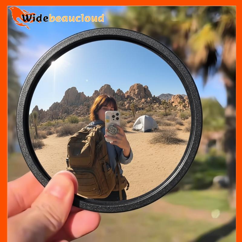 Widebeaucloud 5 ซม.มือถือ Selfie Mirror แบบพกพารอบ Reflection กระจกนูนสําหรับถ่ายภาพ Prop Vlogging อุปกรณ์การเดินทางอุปกรณ์เสริม Nice