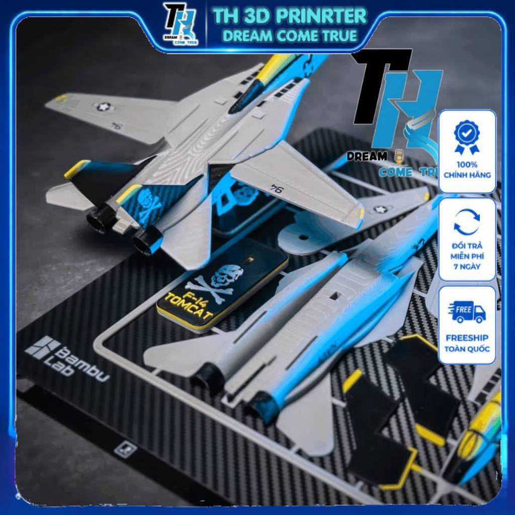 🛫 F-14 Tomcat – Plane KitCard 3D พิมพ์