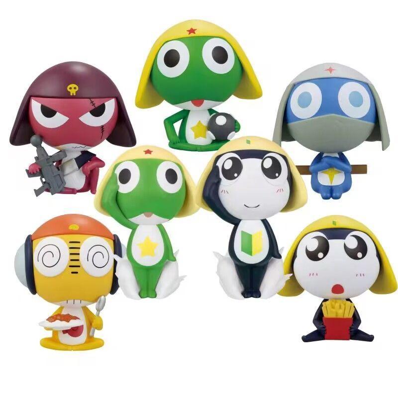 Keroro Gunso Frog Gunso ทหารสองระดับกัปตันหลังจาก 90 วัยเด็ก Nostalgic อะนิเมะเครื่องประดับตุ๊กตาของ