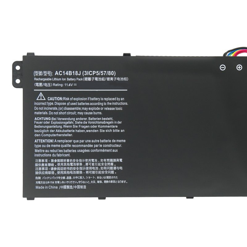 Applicable, Acer AC14B18J MS2394 EX2519 N15W4 ES1-512/531/111 battery