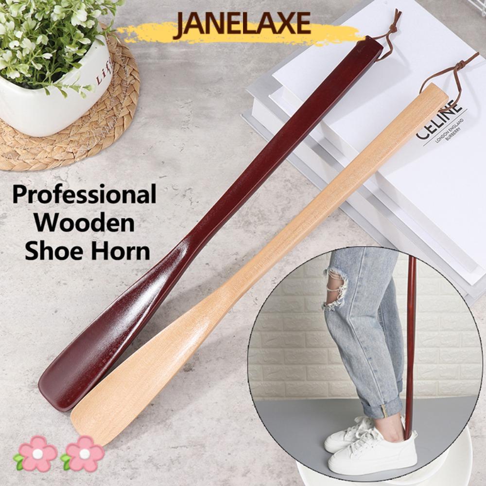 JANELAXE932JN แตรรองเท้า, Easy Remover ด้ามยาวพิเศษ Shoehorn Lifter, Professional ไม้ง่ายแขวนอาวุโสใส่รองเท้าเครื่องมือหญิงตั้งครรภ์ได้รับบาดเจ็บคน
