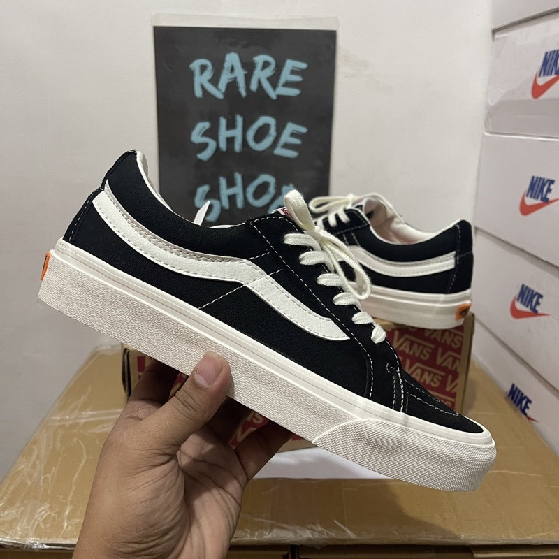 Vans Skate Low Reissue สีดํา/ขาว หลากหลายขนาด