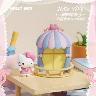 1 ชิ้น Sanrio ตัวอักษรขนาดเล็ก Terrace Series ไฟกลางคืนตู้เย็นสติกเกอร์ตกแต่ง