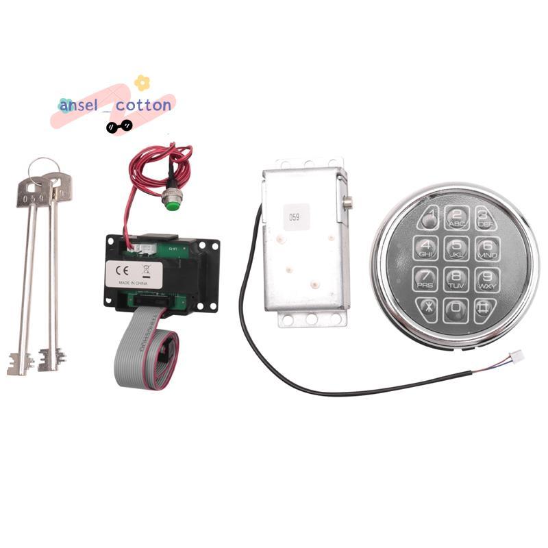 Safe Lock Electronic Digital Safe Lock Replacement Solenoid W/ 2 Key