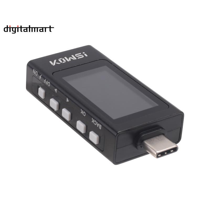 KWS-X1 Type-C Tester DC 3.3-36V 0-12A Digital Voltage Current Detection Meter จอแสดงผล IPS Fast Char
