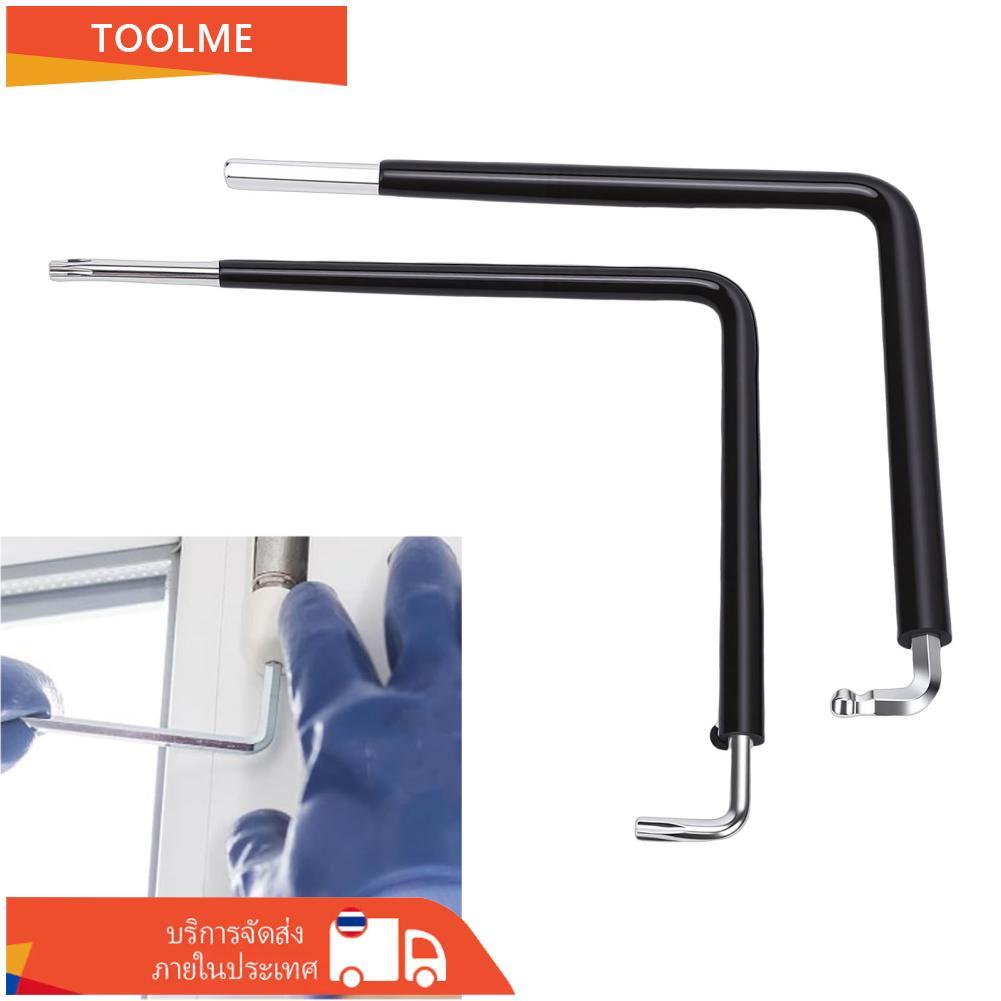 Toolme-TH 2 ชิ้นเครื่องมือปรับหน้าต่าง 4 มิลลิเมตร Hex Ball End TX15 Key Balance Tensioning ประแจ