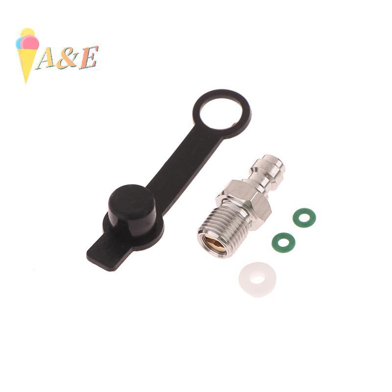 [QIMO] ขั้วต่อชาย 8 มม.ชายเกลียว Qui Connect Valve PCP บรรจุพร้อมวาล์ว M10x1 1/8NPT 1/8BSPP สําหรับป