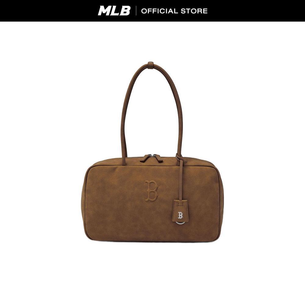 MLB กระเป๋าถือ ยูนิเซ็กซ์ Basic Pallet Square Tote Bag รุ่น 3AORSD16N 43BRS สีน้ำตาล