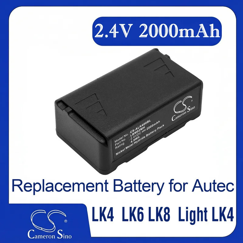 Cameron Sino แบตเตอรี่ทดแทนสําหรับ Autec Light LK4, Light LK6, Light LK8, LK4, LK6, LK8, เหมาะกับ P/